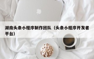 莱阳湖南头条小程序制作团队（头条小程序开发者平台）